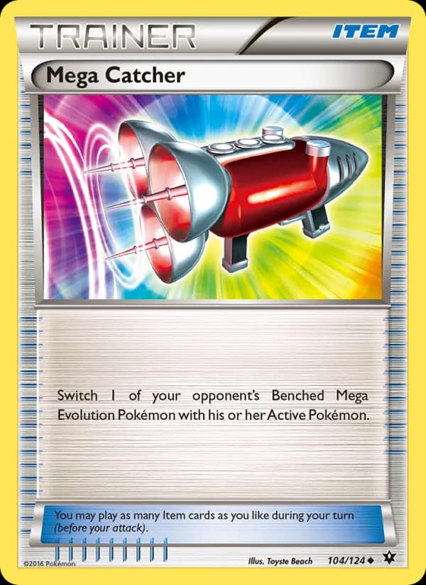 Mega Catcher card in English