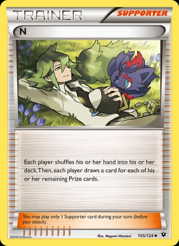 N card in English