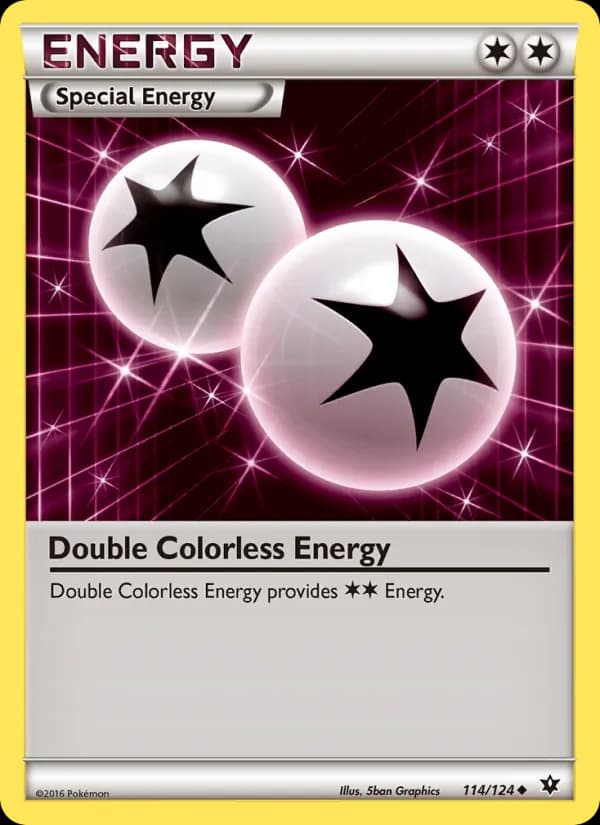 Double Colorless Energy card in English