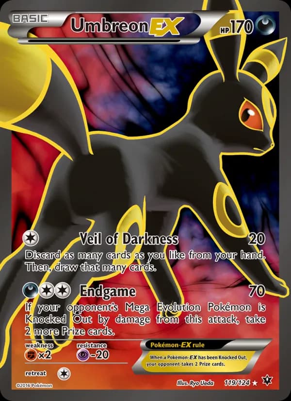Umbreon EX card in English