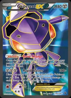 Genesect EX card in English