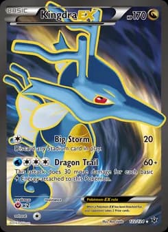 Kingdra EX card in English