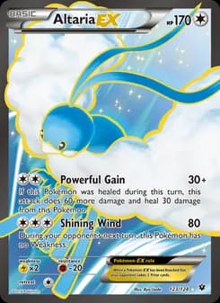Altaria EX card in English