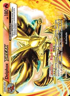 Delphox BREAK card in English