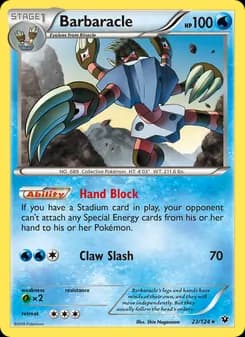 Barbaracle card in English