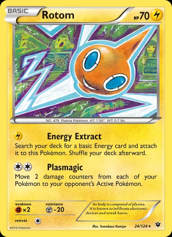 Rotom card in English