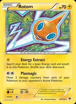 Rotom card in English