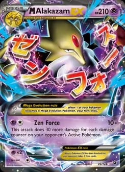 M Alakazam EX card in English