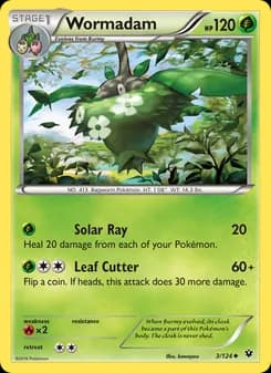 Wormadam card in English