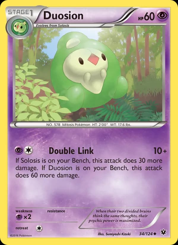 Duosion card in English