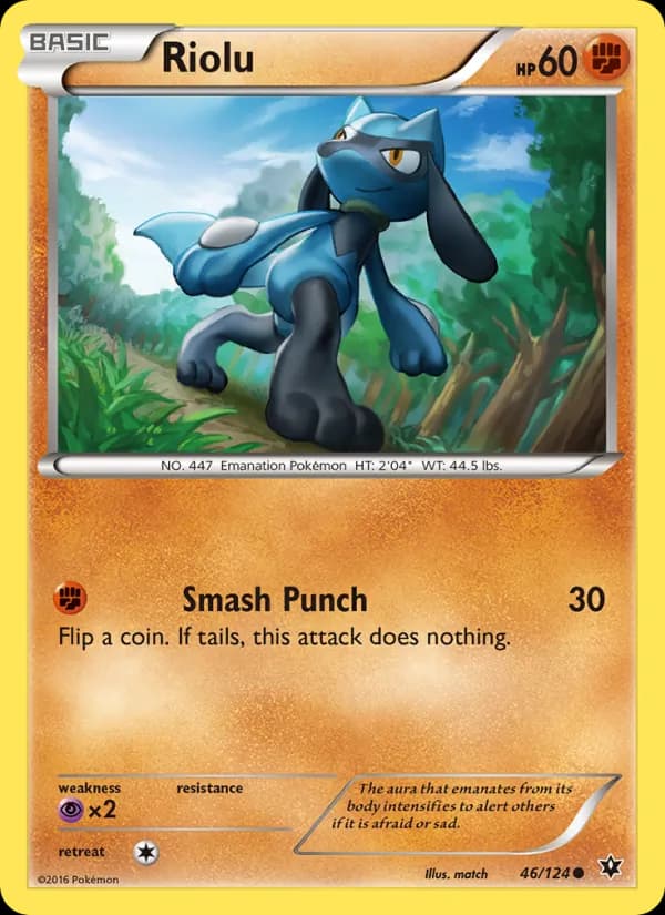Riolu card in English