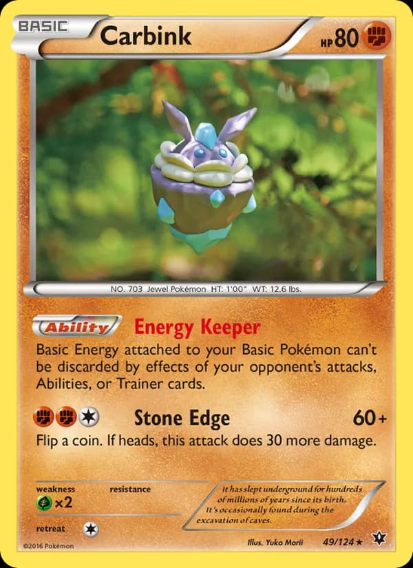 Carbink card in English