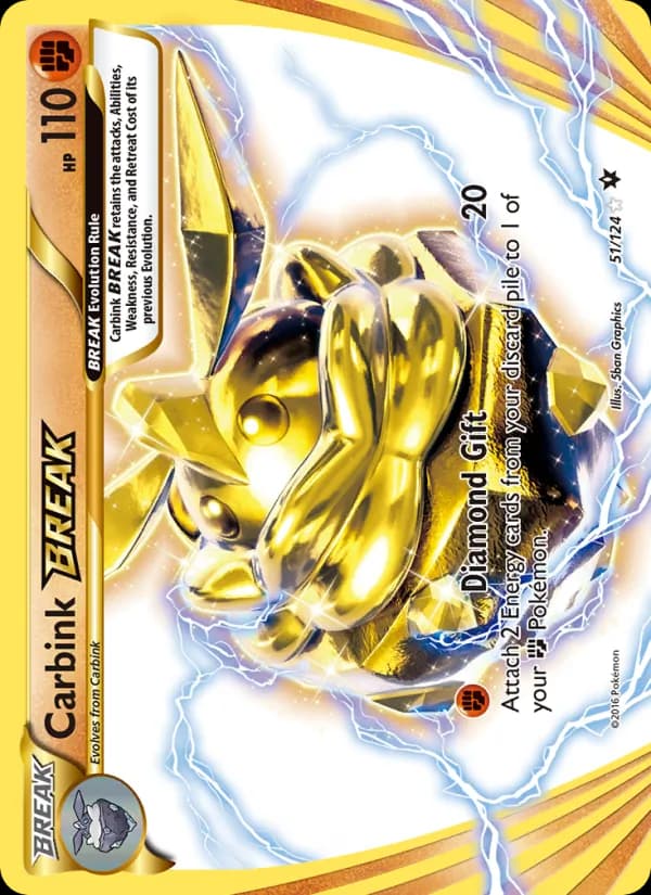 Carbink BREAK card in English