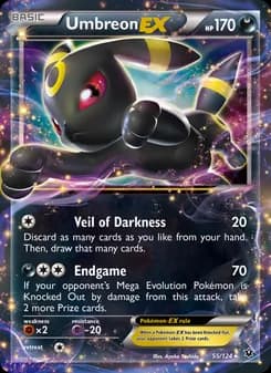 Umbreon EX card in English