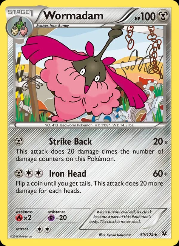 Wormadam card in English