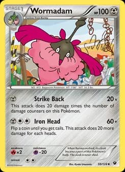 Wormadam card in English