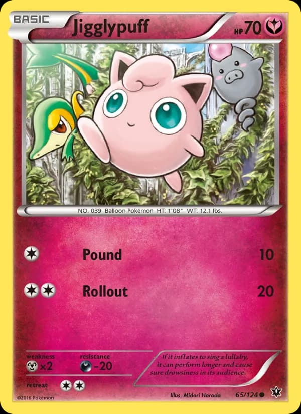 Jigglypuff card in English
