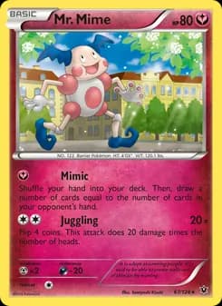Mr. Mime card in English