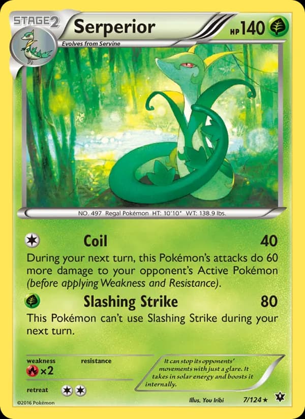 Serperior card in English