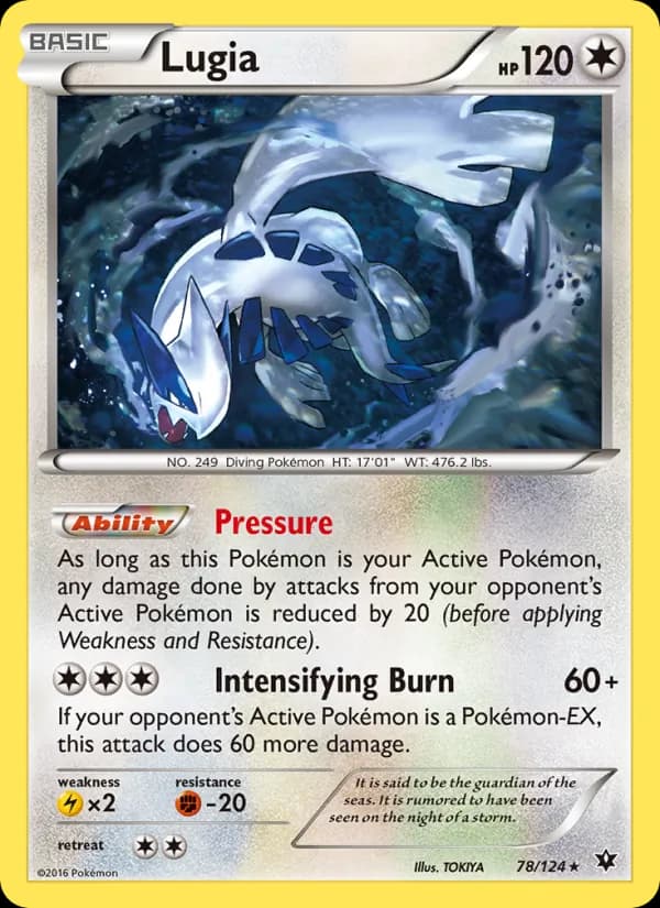 Lugia card in English