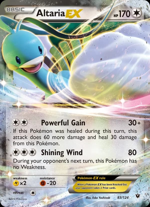 Altaria EX card in English