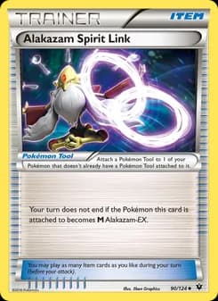 Alakazam Spirit Link card in English