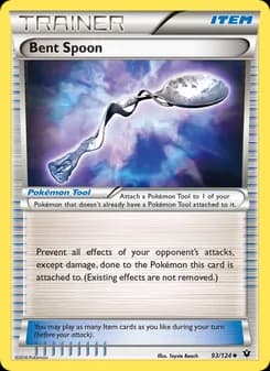 Bent Spoon card in English