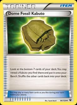 Dome Fossil Kabuto card in English