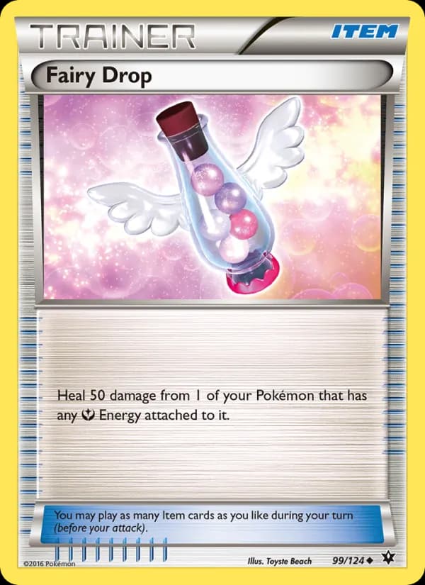 Fairy Drop card in English