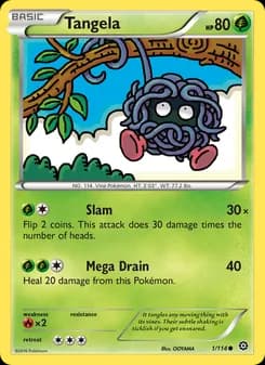 Tangela card in English