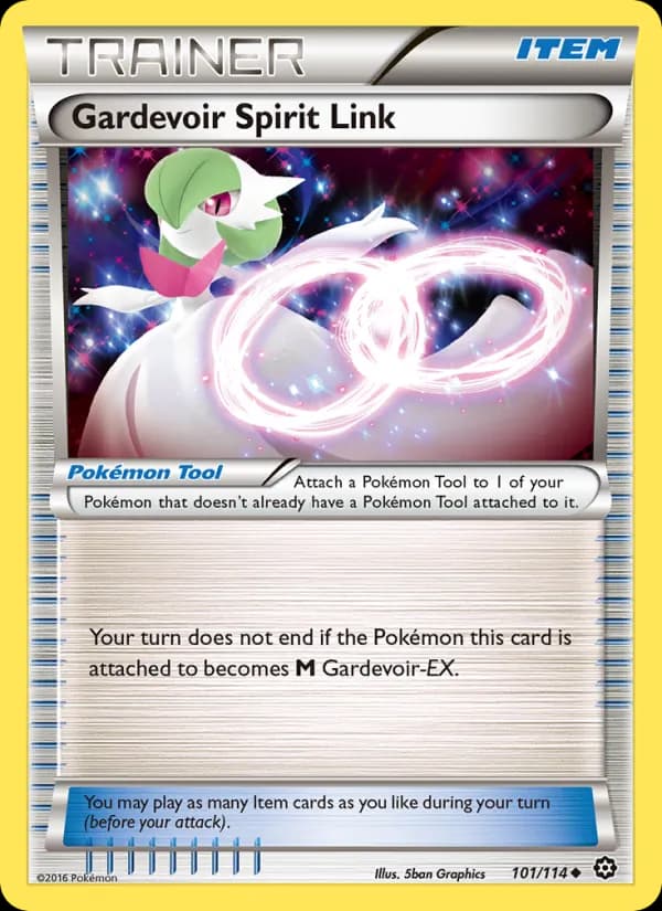 Gardevoir Spirit Link card in English