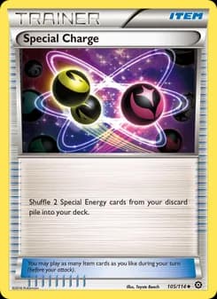 Special Charge card in English