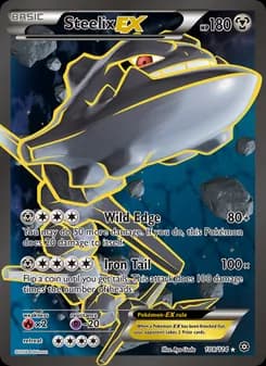 Steelix EX card in English