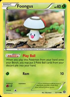 Foongus card in English