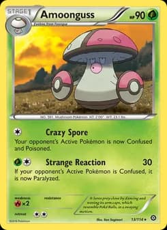 Amoonguss card in English