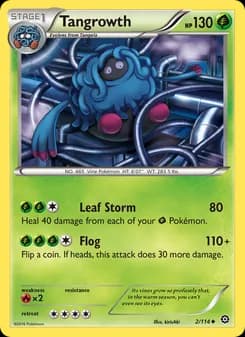 Tangrowth card in English
