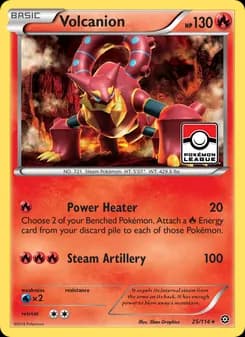 Volcanion card in English
