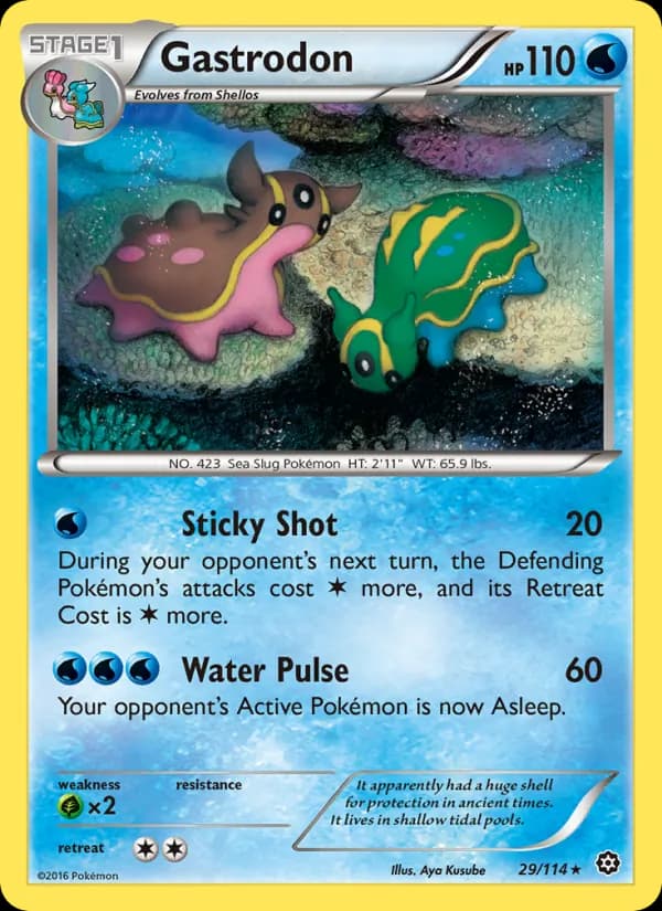 Gastrodon card in English