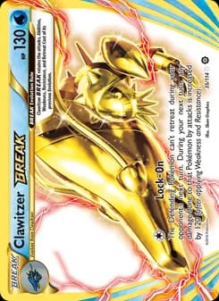 Clawitzer BREAK card in English