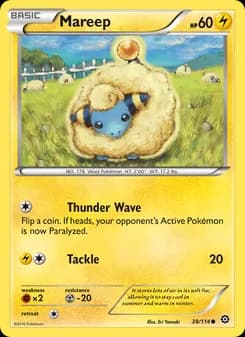 Mareep card in English