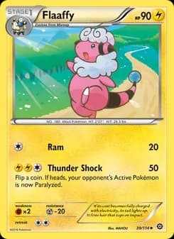 Flaaffy card in English