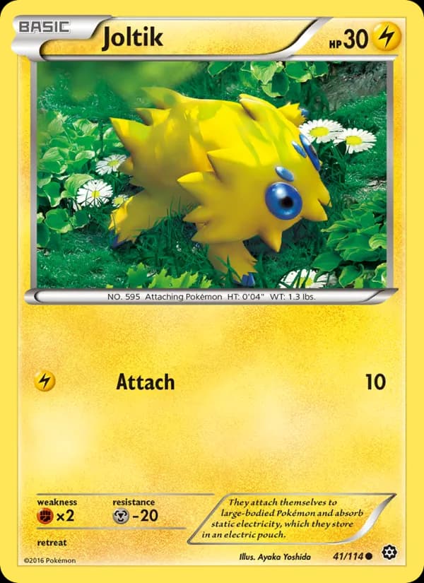 Joltik card in English
