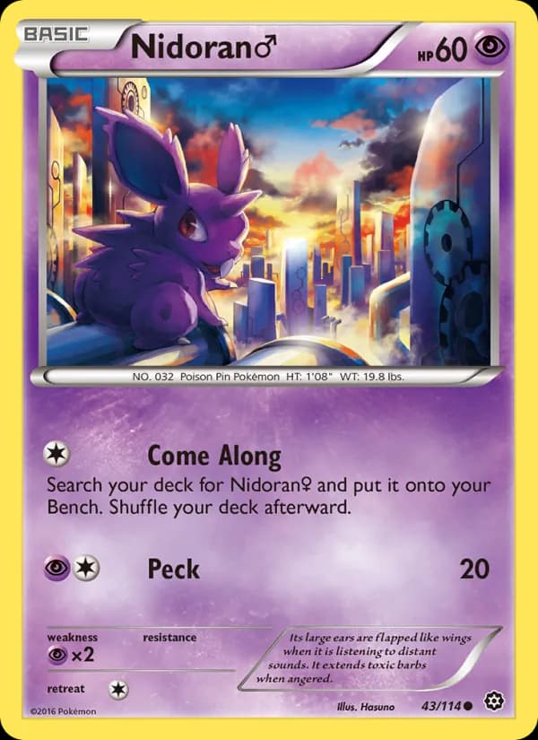 Nidoran♂ card in English
