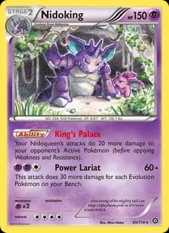 Nidoking card in English