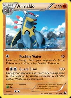 Armaldo card in English