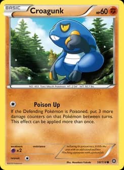 Croagunk card in English