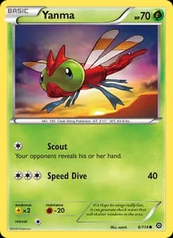 Yanma card in English