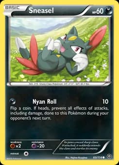 Sneasel card in English