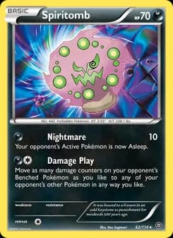 Spiritomb card in English