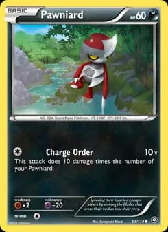 Pawniard card in English